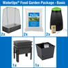 Sustainable food gardens are possible with WaterUps Food Garden Kits - ideal for home gardeners, hotel gardeners, school and community gardeners