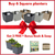 Square Planter Christmas Bundle