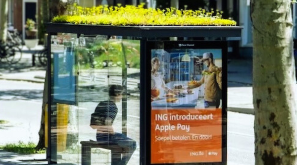 Green Bus Shelters