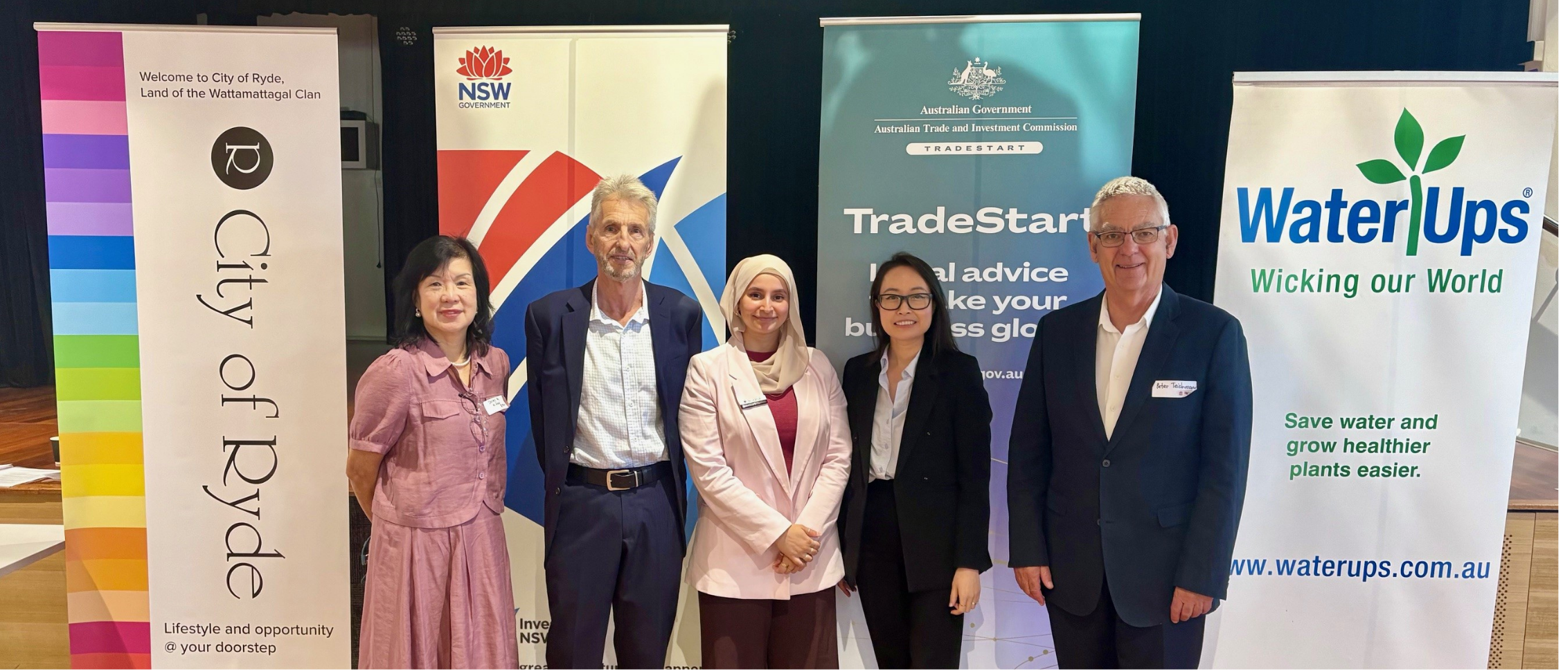 WaterUps Shares Export Journey at Investment NSW Event