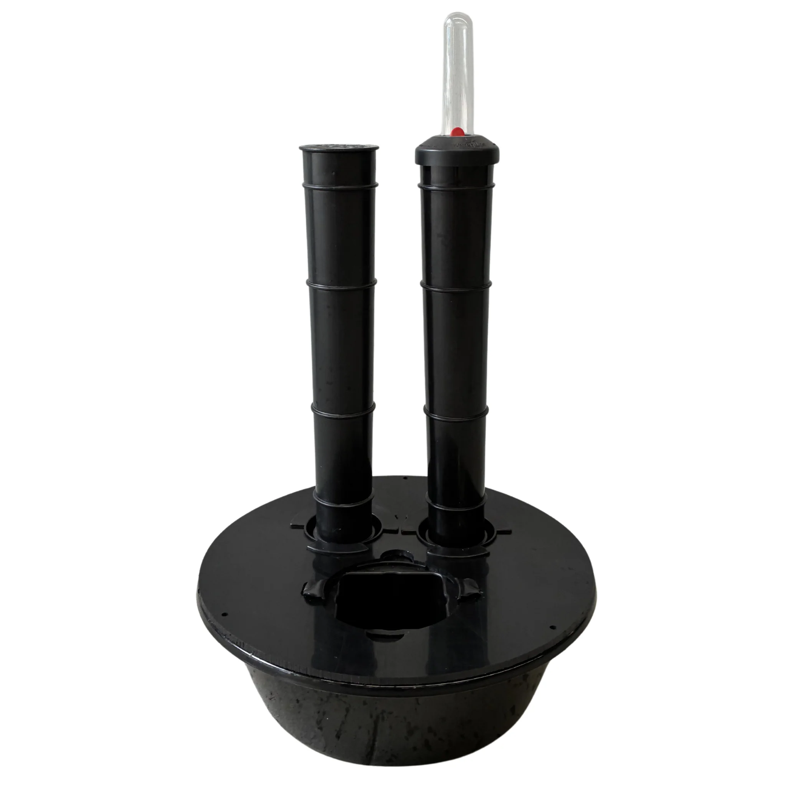 WaterUps custom tree reservoir with inlet pipe and water level indicator