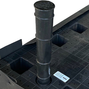 Insert the WaterUps inlet pipe