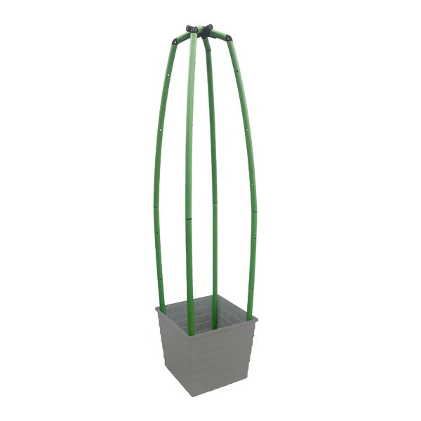 WaterUps wicking Square Planter starter kit with Flexi Garden Frame cover