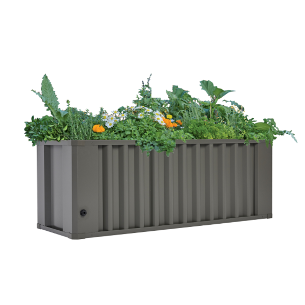 WaterUps Oasis 1240 Wicking Bed with Plants